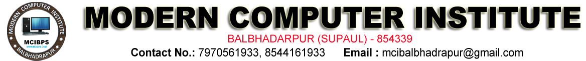 MORDERN COMPUTER INSTITUTE logo